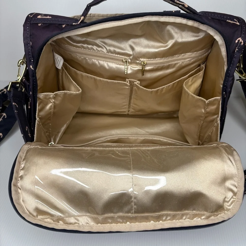 Ju-Ju-Be Legacy Nautical Collection B.F.F. Convertible Diaper Bag Navy Blue